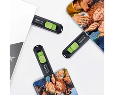 USB Atmintinė - ADATA UC300 128 GB USB Type-C 100 MB/s Juoda