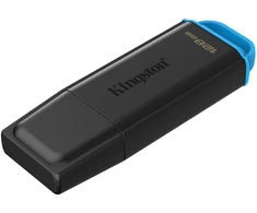 Kingston Technology DataTraveler 128GB Portable USB 3.2 Gen 1 Exodia Juodas/Mėlyna