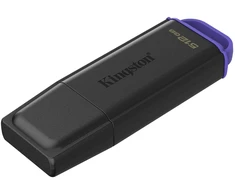 Kingston Technology DataTraveler 512GB Portable USB 3.2 Gen 1 Exodia Juodas/Violetinė
