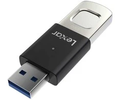 USB Atmintinė - Lexar Piršto Spaudo F35 Pro 256GB 400 MB/s Skaityti 350 MB/s Rašyti Juoda