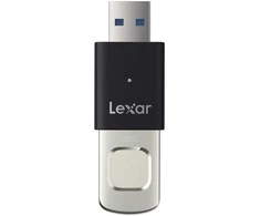 USB Atmintinė - Lexar Piršto Spaudo F35 Pro 256GB 400 MB/s Skaityti 350 MB/s Rašyti Juoda