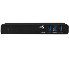 USB-C jungčių stotelė - Lindy 43425 susitikimų kambario stotelė, 2× 4K HDMI, 100 W PD, juoda