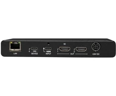 USB-C jungčių stotelė - Lindy 43425 susitikimų kambario stotelė, 2× 4K HDMI, 100 W PD, juoda