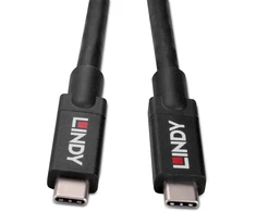 USB-C Kabelis - Lindy 43439 Aktyvus USB-C Į USB-C Kabelis 8 m, Juoda