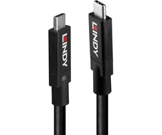 USB-C Kabelis - Lindy 43439 Aktyvus USB-C Į USB-C Kabelis 8 m, Juoda