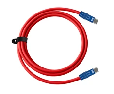 USB-C kabelis - Newell USB-C 100W 2m silikoninis raudonas-mėlynas