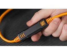 USB-C Kabelis - Tether Tools Pro Optima 10G USB-C 10 Gbps Dešinysis Kampas