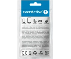 USB Įkrovimo Laidas - everActive CBB-1IBL 1m, 2.4A Greitas Įkrovimas, 480 Mbps Duomenų Perdavimo, Juodas