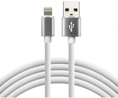 USB Įkrovimo Laidas - everActive CBS-1.5IW, 2,4 A, 480 Mbps, 1,5 m, Balta