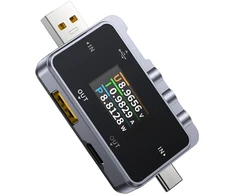 USB testeris 2in1 FNIRSI FNAC-28 USB-C USB-A