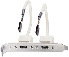 USB Išplėtimo Kronšteinas - Lindy Vidinis USB 2.0 2 Prievadų 480 Mbps