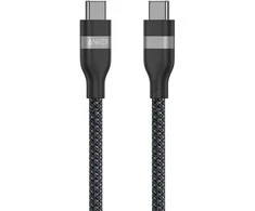 USB Kabelis - Anker A82E2 0,9 m USB C Juodas