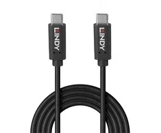 USB kabelis - Lindy 1m USB 3.2 Type C 20Gbps 100W PD kištukas-kištukas