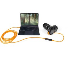 USB kabelis - Tether Tools Pro Optima 10G USB-C 10 Gbps juodas