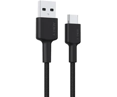 USB Laidas - AUKEY CB-CD30 0.9m USB A į USB C Greito Įkrovimo Juodas