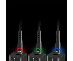 USB laidas - everActive CBB-3PDR USB-C PD 45 W laidas 3 m