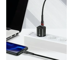 USB laidas - everActive CBB-3PDR USB-C PD 45 W laidas 3 m
