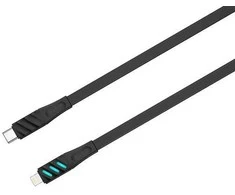 Havit CB6255 - C tipo USB įkrovimo laidas iki Lightning, 1 m (juodas)
