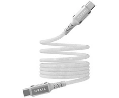 Havit CB6297 - Magnetinis kabelis iš USB tipo C iki USB tipo C, 1m (baltas)