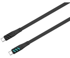 Havit CB6254 – USB Type C į USB Type C įkrovimo laidas, 1 m (juodas)