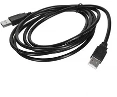 LANBERG cable USB-A M/M 2.0 1.8m juodas
