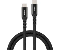 USB Laidas - Lindy 32026 1 m USB-C Į USB-C 100 W PD Laidas Juodas