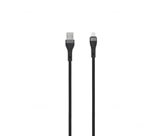 SEEK TOTI USB A to Lightning, 2m Braided Cable 2A (non-MFI), Juodas
