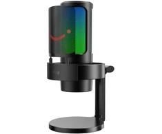 USB mikrofonas - Fifine A8 USB kondensatorinis kardioidinis su stovu juodas