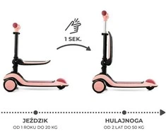 Vaikiškas Paspirtukas - Kinderkraft Halley Rožinis
