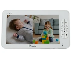 Vaiko Stebėjimo Prietaisas - Momini DreamWatcher 7-Inch HD LCD, Du Kameros, Dviejų Pusių Garso