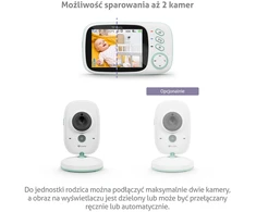 Vaikų Stebėjimo Priemonė - TrueLife NannyCam H32 Pro, Dviejų Pusių Pokalbis, Naktinis Režimas, Lopšinės