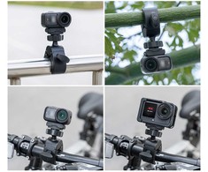 Vairo Laikiklis - JJC HM NANO Kameros Spaustukas Su 360° Sukimu, 60° Pasvirimo Reguliavimu, Juodas