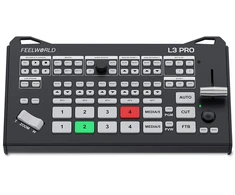 Vaizdo įrašų jungiklis - Feelworld L3 PRO 4 SDI 4 HDMI Įėjimai USB MP4 Įrašymas RTMP Srautinis Siuntimas