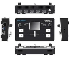 Vaizdo jungiklis - Feelworld Live Pro L1 4 HDMI įėjimai USB 3.0 juodas