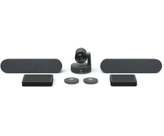 Vaizdo Konferencijų Rinkinys - Logitech Rally Plus 4K PTZ Kamera, Garsiakalbis, Mikrofonas, Juoda