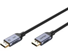Unitek kabelis DisplayPort 1.4 8k 60hz, 4k 240hz, HDR, HDCP 2.3, DSC 1.2, 1m