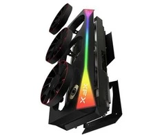 Vaizdo plokštė XFX Mercury AMD Radeon RX 9070XT OC Magnetic Air Edition su RGB apšvietimu | RX-97TMARGB9