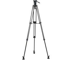 Vaizdo Stovas - Fotopro DV 5A Sunkus Skysčio Galvutė, Laiko 10 kg, Maksimalus Aukštis 193 cm, Juodas