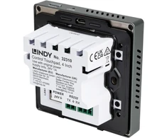 Valdymo Jutiklinis Pultas - Lindy Control Touchpad 32310, 4 Coliai, PoE, Android 11, Tamsiai Pilkas