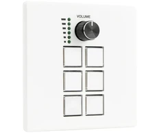Valdymo Klaviatūra - Lindy Control klaviatūra 32306, Programuojamas su Lindy Pro Control, PoE, RS232/RS485/IR Išėjimai, Balta