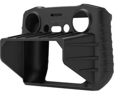 Valdymo Priedas - Sunnylife BHT678 DJI RC 2 Silikoninis Dėklas su Saulės Šalmu Juodas