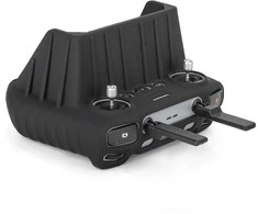 Valdymo Priedas - Sunnylife BHT678 DJI RC 2 Silikoninis Dėklas su Saulės Šalmu Juodas