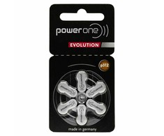 Varta Klausos Aparato Baterija - Power One P312 Cinko-Oras 1.45V 6 Vnt.