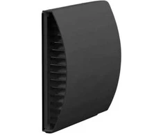 Ventiliatorius Hismart Ventiliatoriaus Priedas - Išlenktas Lietaus Skydas Vieno Kambario ERV 233x217x62mm Juodas