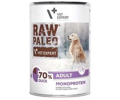 Vetexpert Drėgnas Šunų Maistas - RAW PALEO Monoproteinas Antiena 400g