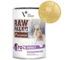 Vetexpert Drėgnas Šunų Maistas - RAW PALEO Monoproteinas Antiena 400g