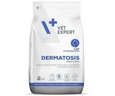VET EXPERT Veterinary Diet Dermatosis Cat antiena ir ryžiai – dry cat food – 2kg