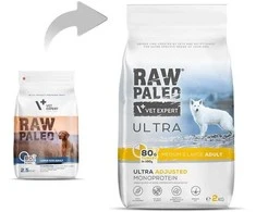 Vetexpert Sausas Šunų Maistas - RAW PALEO Ultra Turkija 2kg Vidutinio ir Didelio dydžio