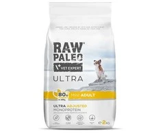 Vetexpert Sausas Šunų Maistas - RAW PALEO Ultra Mini Kalakutienos 2kg Be Grūdų