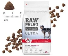 RAW PALEO Ultra Medium&amp;Large Adult jautiena - sausas šunų maistas - 10 kg